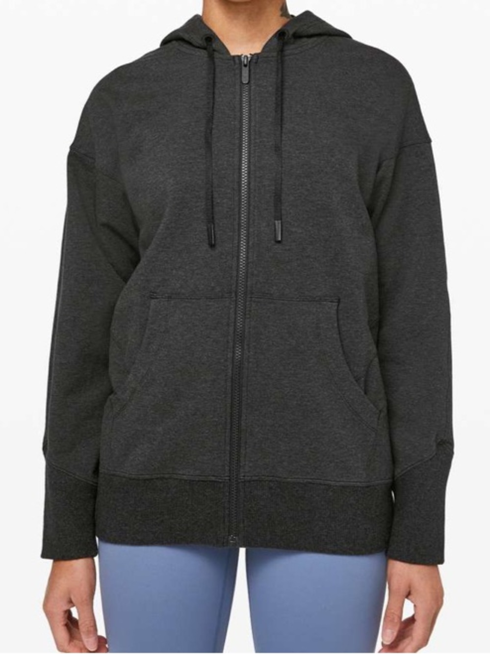 Lululemon Ready to Roll Hoodie
Heathered Black